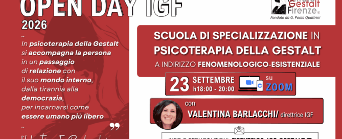 Scuola di Specializzazione in Psicoterapia della Gestalt
